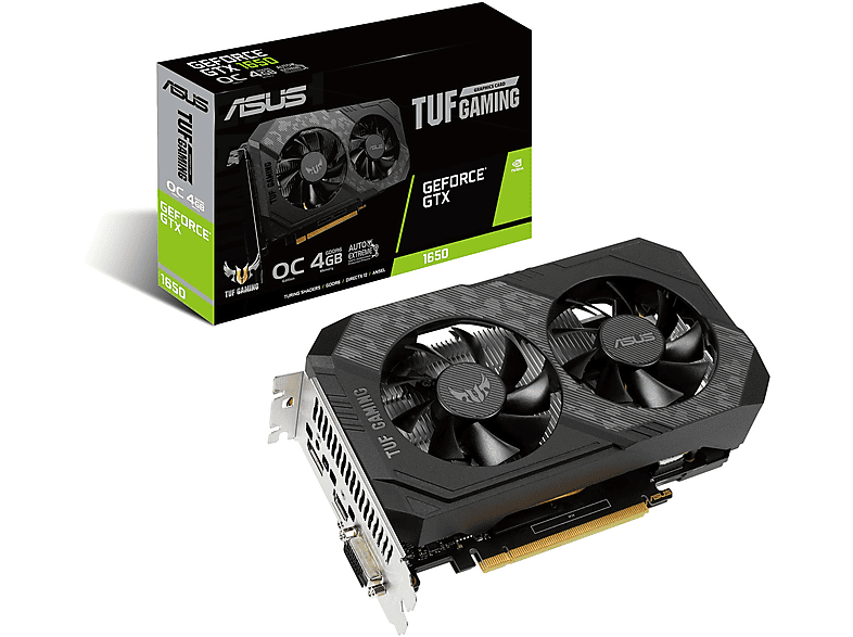 Tarjeta gráfica - ASUS ASUS TUF Gaming TUF-GTX1650-O4GD6-P-GAMING NVIDIA GeForce GTX 1650 4 GB GDDR6