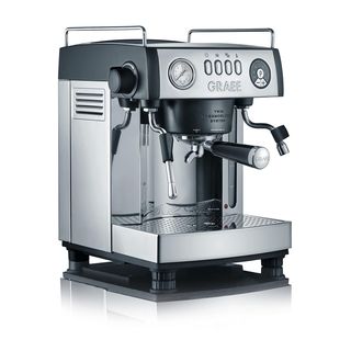 GRAEF ES 902 BARONESSA Espressomaschine Edelstahl hochglänzend/Aluminium schwarz-matt lackiert