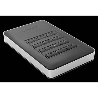 Disco duro externo 1 TB - VERBATIM 53401, 2,5 ", HDD, Negro