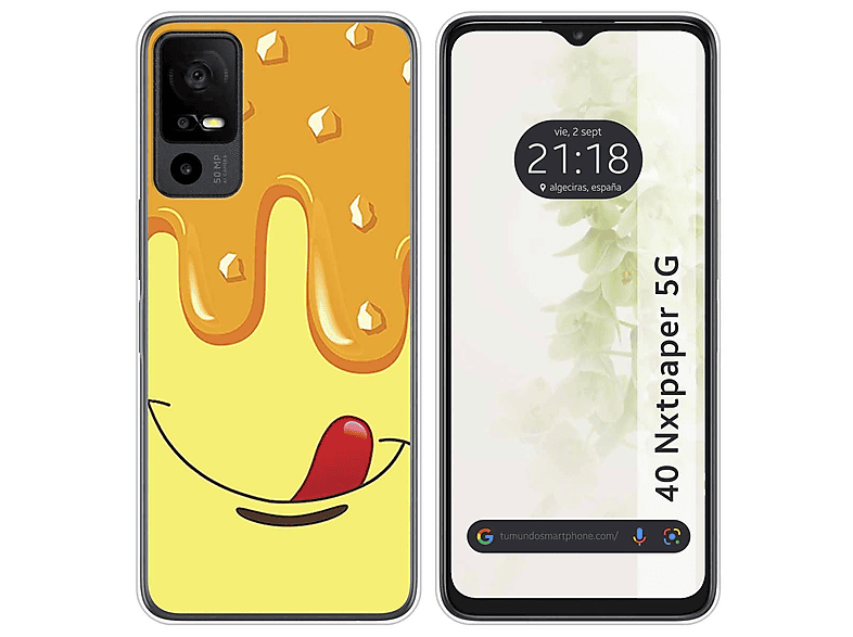Tumundosmartphone Custodia in silicone antiurto trasparente per TCL 20 R 5G