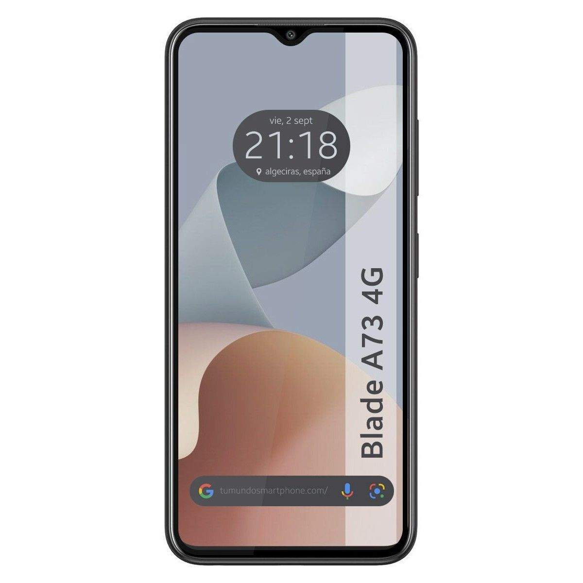 Uno smartphone con l'ora 21:18 sullo schermo. Il telefono è in una custodia nera.
