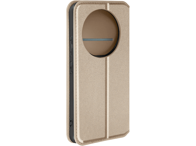 Custodia Con Cordino Per Honor Magic 6 Lite 5G: Silicone Antiscivolo, Motivo A Cuore Placcato Oro, Protezione Antiurto