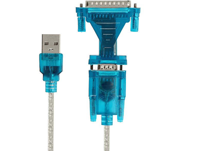 Cable USB | LINQ USB-RS232, USB 3.0, USB-A, Azul Claro | MediaMarkt