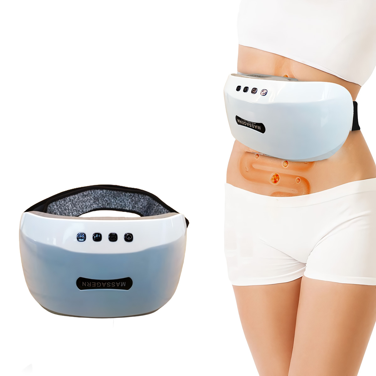 Masajeador KLACK MASAJEABDOMINAL, Blanco