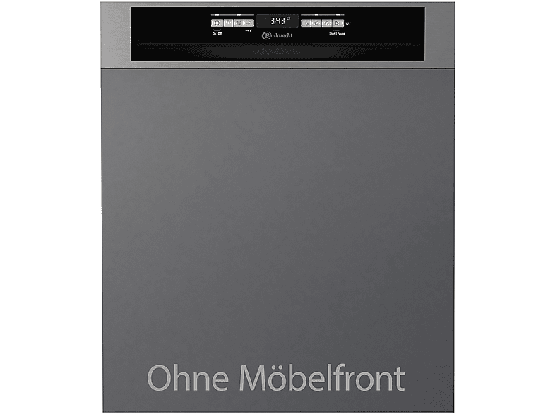 BAUKNECHT B6B D841A X Geschirrspüler (teilintegrierbar (Besteckschublade, 59,80 cm breit, 41 dB (A), C)