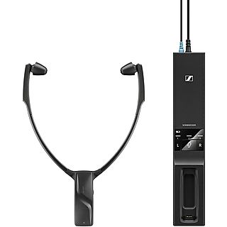 Auriculares inalámbricos - SENNHEISER RS5200, Bajo barbilla, NEGRO