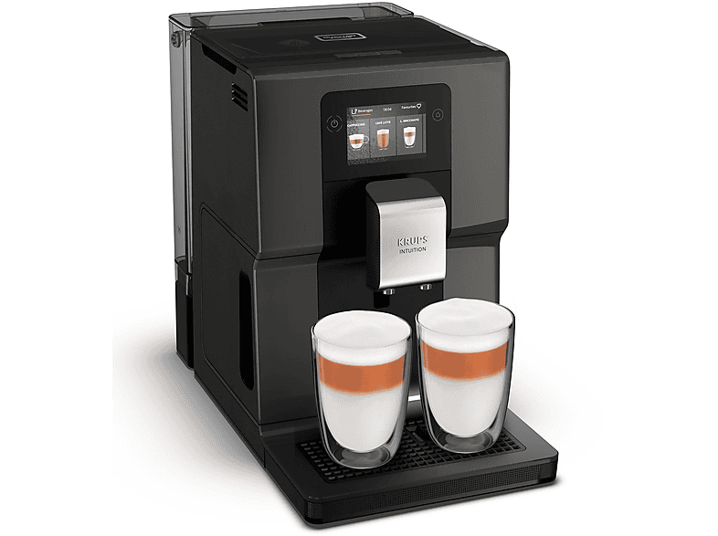 KRUPS EA 872 B INTUITION PREFERENCE Kaffeevollautomat Dunkelgrau