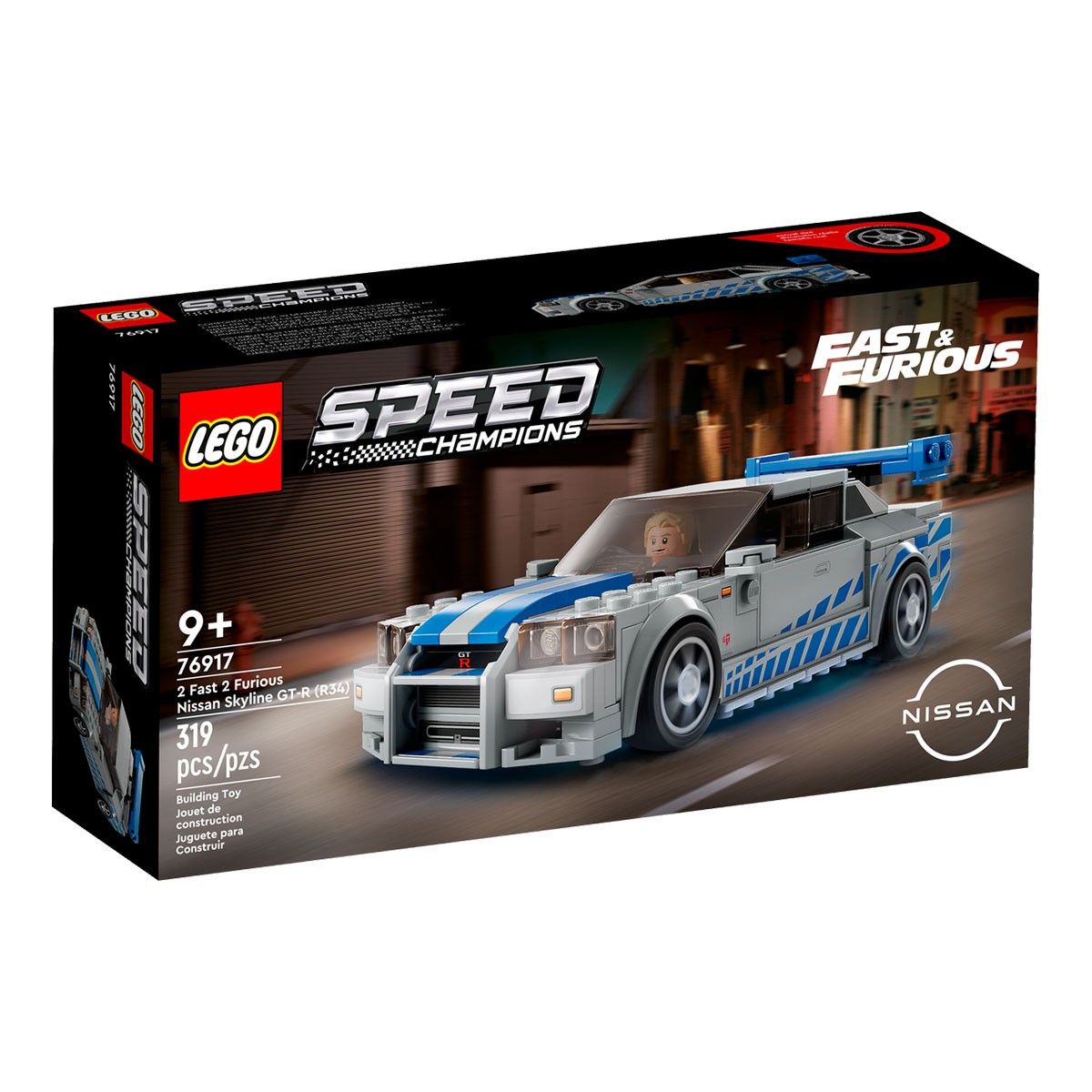 Klocki LEGO 76917 SPEED CHAMPIONS NISSAN SKYLINE Wielokolorowe