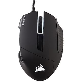 Ratón gaming - CORSAIR CH-9304211-EU, Por cable, 18000 ppp, Negro