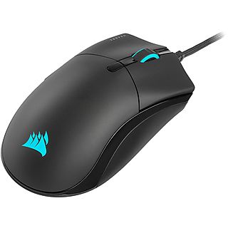 Ratón gaming - CORSAIR CH-9303111-EU, Por cable, Gris