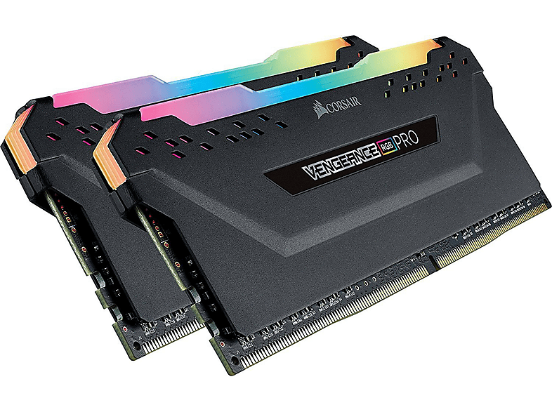 CORSAIR VENGEANCE RGB PRO DDR4 16GB KIT(2X 8GB) 3200MHZ BL Arbeitsspeicher 16 GB DDR4
