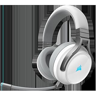 Auriculares Gaming - CORSAIR CA-9011186-EU, Circumaurales, Blanco