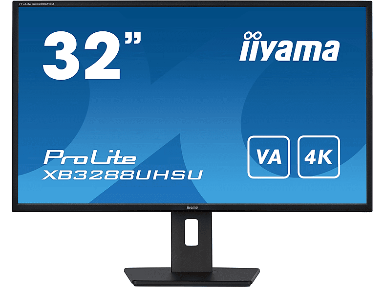 IIYAMA XB3288UHSU-B5 MONITOR32" 31,5 Zoll UHD 4K Business Monitor (3 ms Reaktionszeit , 60 Hz , 60 Hz nativ)
