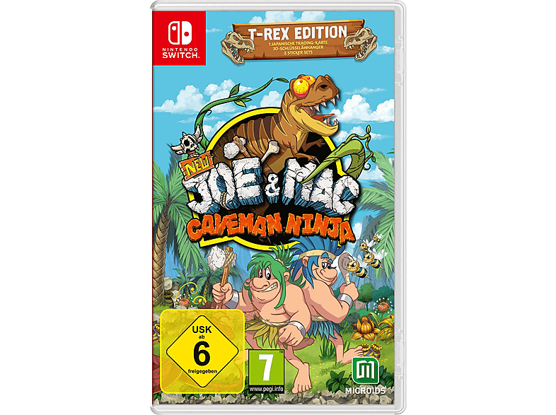 SW NEW JOE & MAC: CAVEMAN NINJA - T-REX EDITION - [Nintendo Switch]