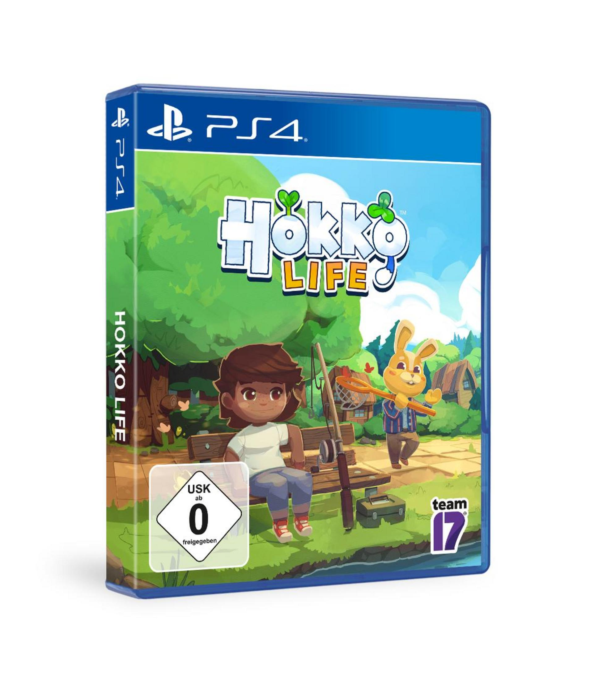Eine PS4-Spielhülle mit einer Spielszene eines Zeichentricks und eines Hasen.
