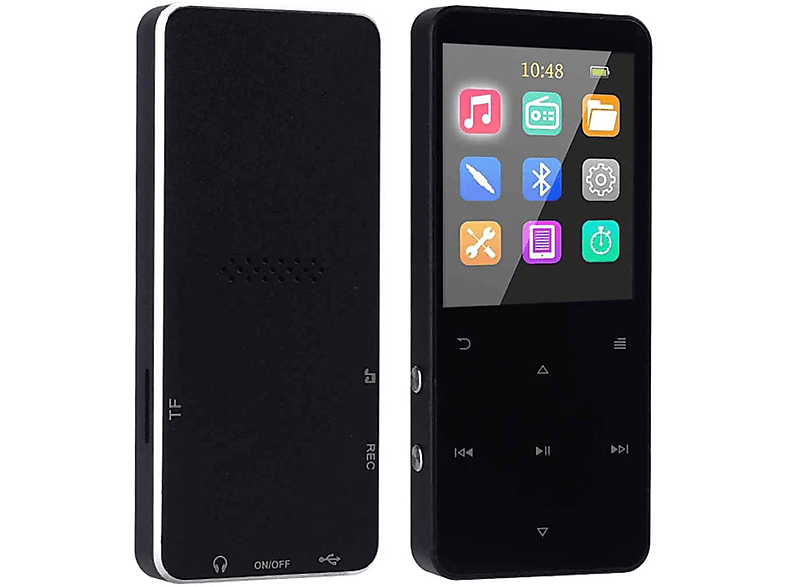 KINSI 1.8 Zoll Metall Touchscreen MP3Player (16 GB, Schwarz) MediaMarkt