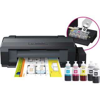 Impresora láser - EPSON C11CD81404, Inyección de tinta, 5760 x 1440 ppp, 15 ppm, 5,5 ppm, Negro