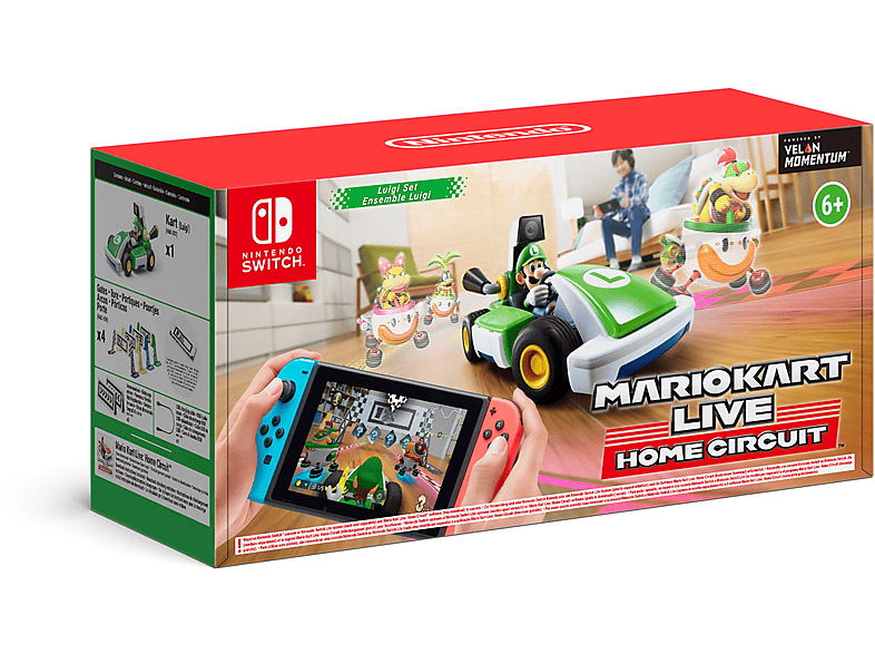 Nintendo Switch  Mario Kart Live: Home Circuit + Coche Luigi