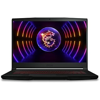 Portátil gaming - MSI Thin GF63 12UCX-1076XES, 15,6 " Full-HD, Intel® Core™ i5-12450H, 16 GB RAM, 512 GB SSD, GeForce RTX™ 2050, FreeDOS (Sin sistema operativo)