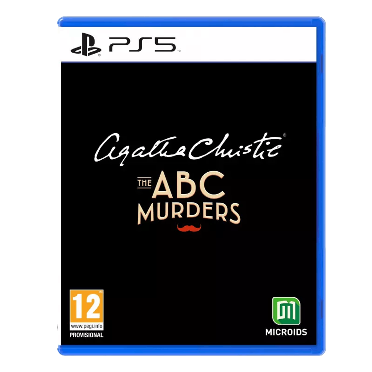 Una caja de juego de PS5 de Los Asesinatos de la A.B.C. de Agatha Christie.