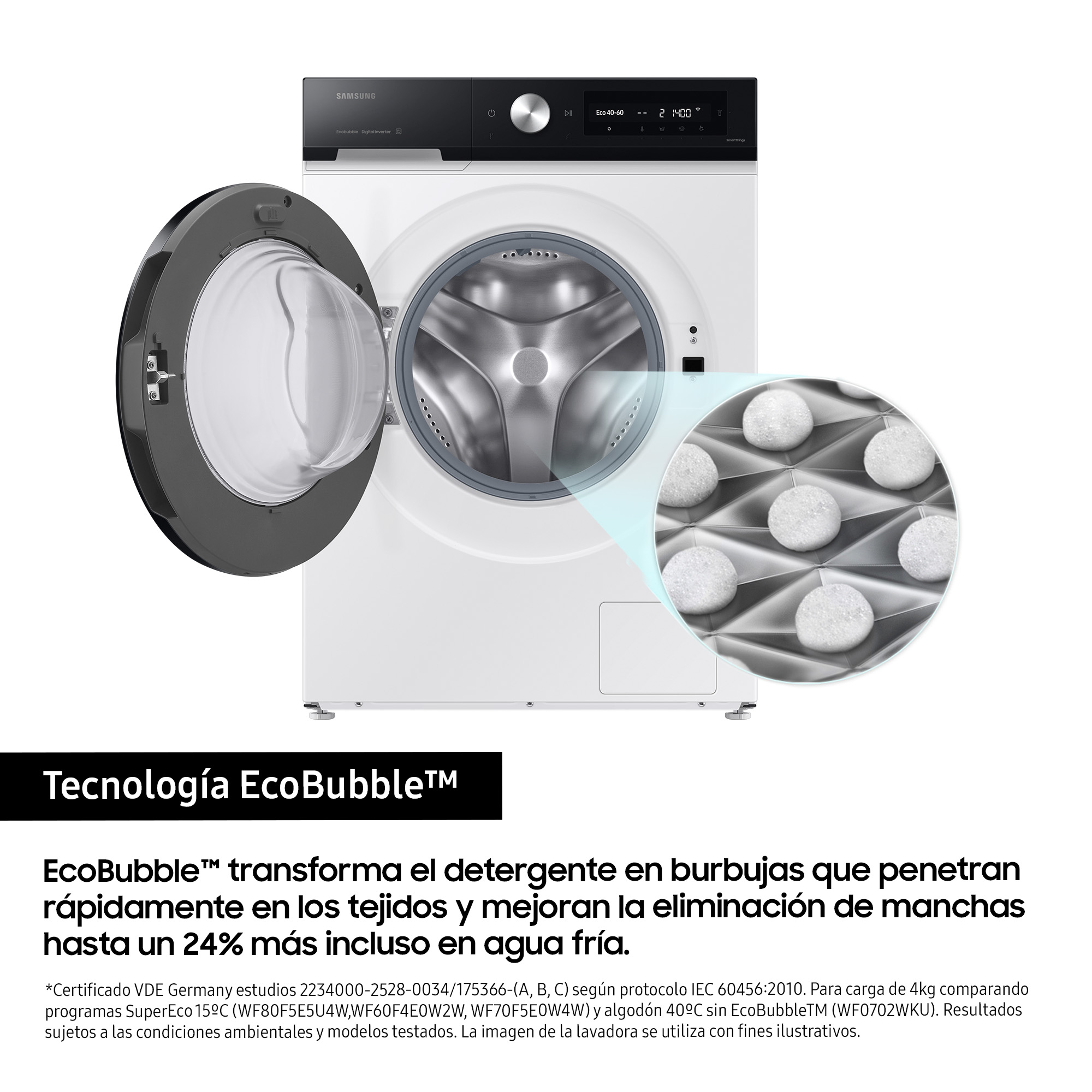 Pralka SAMSUNG WW90DB7U94GEU3 Biały