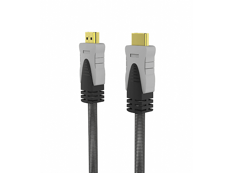 Uni DisplayPort Zu HDMI Kabel 4K 2m - Geflochtenes Übertragungskabel Für Monitor & TV