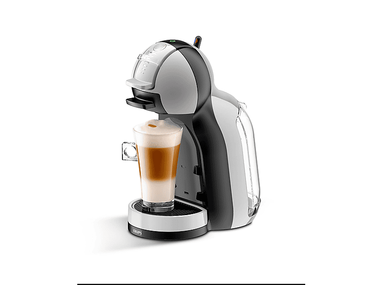 KRUPS KP 123B DOLCE GUSTO MINI ME Kapselmaschine Arctic Grey/Schwarz