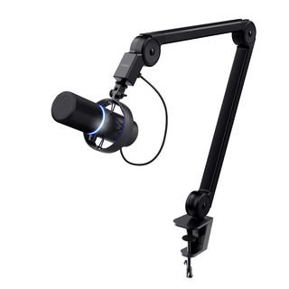 TRUST GXT 255+ Onyx Professionelles studiotaugliches Mikrofon mit Arm,Nierencharakteristik,Popfilter Streaming Mikrofon, Schwarz