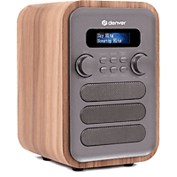 MediaMarkt DENVER DAB48 DAB Radio Grijs aanbieding
