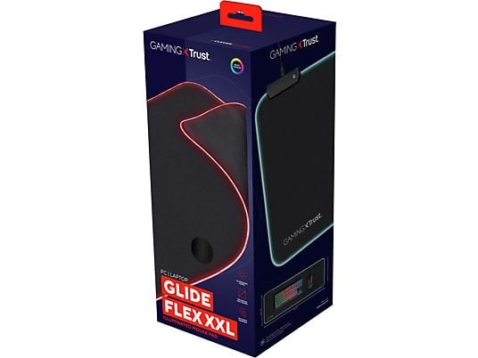 TRUST GXT 764 Glide-Flex XXL RGB Muismat Mousepad 93cm x 30cm