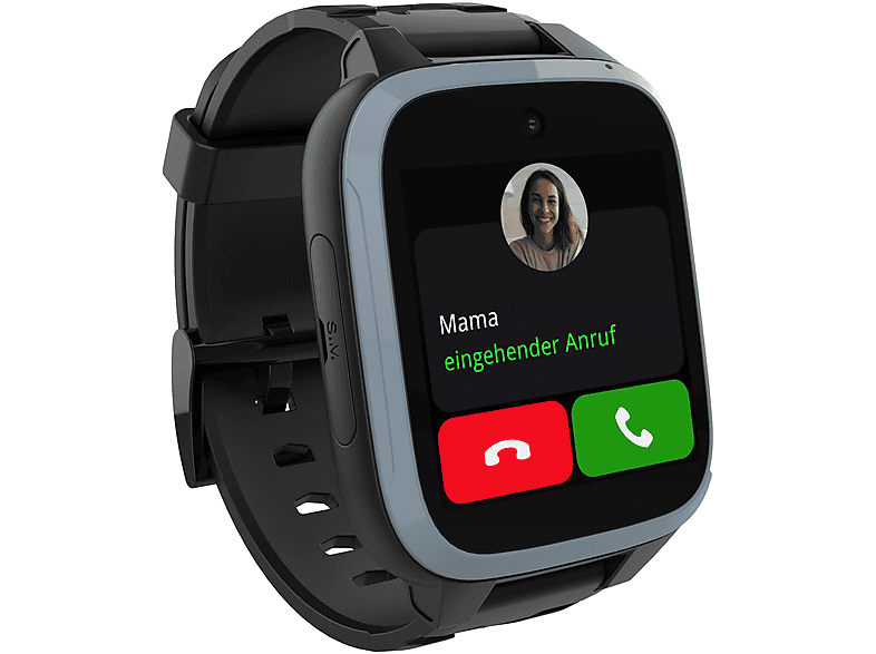 XPLORA XGO3 SCHWARZ KINDER-SMARTWATCH Kinder Smartwatch Silikon, 24.26 cm, Schwarz