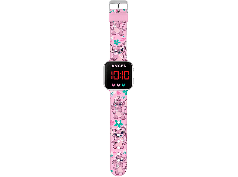 DISNEY Lilo & Stitch Smart Watch Silicone, Rosa
