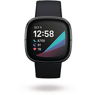 Smartwatch - FITBIT Sense, NEGRO