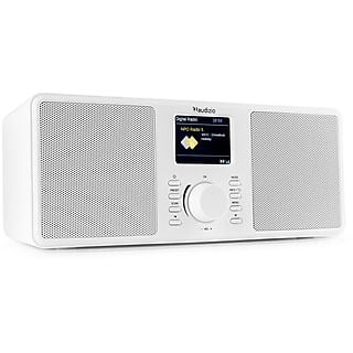 AUDIZIO DAB radio - Monza - Stereo DAB+ en FM radio met Bluetooth - 50W - Wit DAB radio Wit