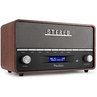 AUDIZIO Corno retro dab radio Grijs