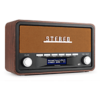 MediaMarkt AUDIZIO Foggia Retro dab radio Koper aanbieding