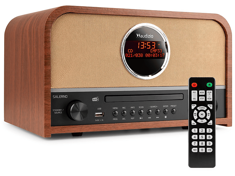 Audizio Salerno Dab Radio Kw Dab Dab Fm Dab Dab Bluetooth Braun