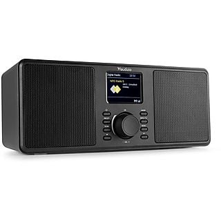 AUDIZIO DAB radio - Monza - Stereo DAB+ en FM radio met Bluetooth - 50W - Zwart DAB radio Zwart
