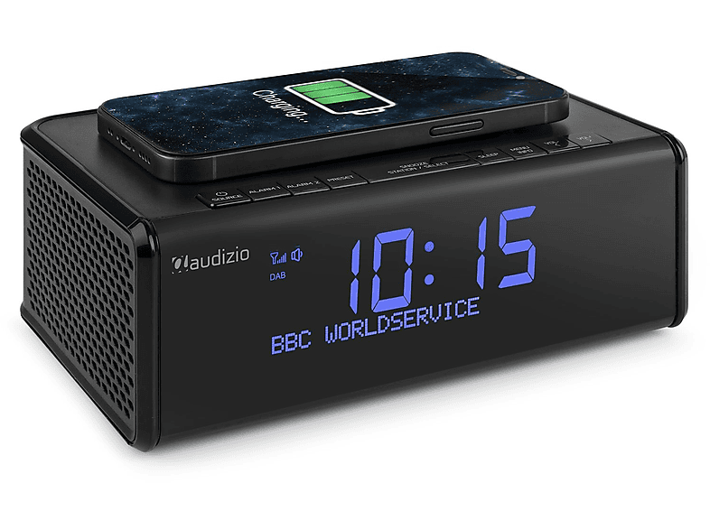 AUDIZIO Cuneo wekkerradio Zwart