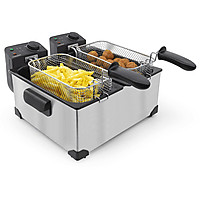 MediaMarkt TOMADO TDF6001S Dubbele frituurpan Roestvrijstaal aanbieding