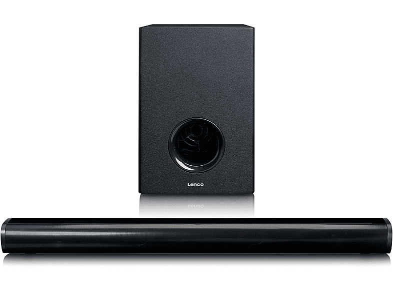 LENCO SBW801BK Bluetooth Soundbar mit Subwoofer , Soundbar, Schwarz MediaMarkt