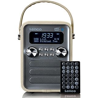 LENCO PDR-051TPSI Radio Taupe