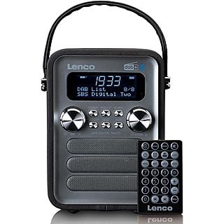 LENCO PDR-051BKSI Radio Zwart-Antraciet