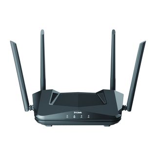 Router inalámbrico  - DIR-X1560 ROUTER WIFI 6 AX1500 D-LINK, 1,500 Mbps, MU-MIMO, Negro