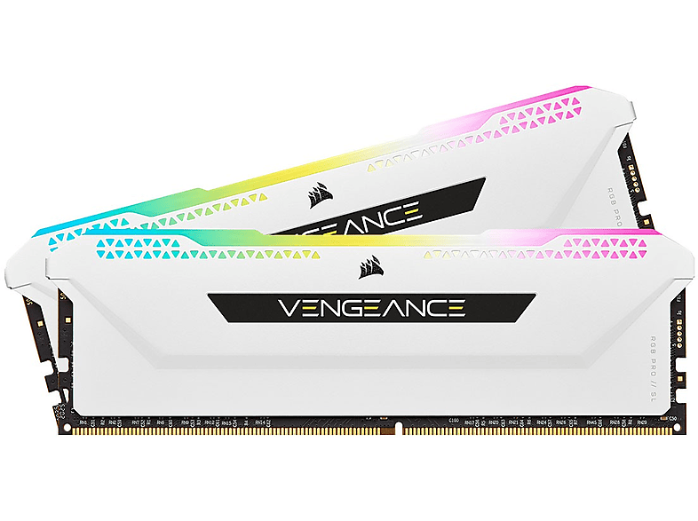 CORSAIR 2x8GB,Vengeance,1.35V,White 16-20-20-38 AMD Ryzen Speicher-Kit 16 GB DDR4