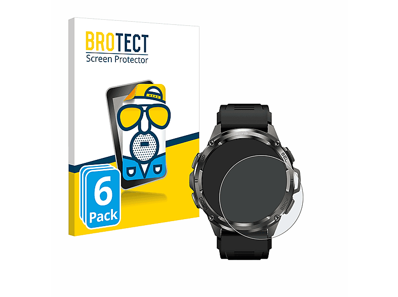 BROTECT Matte Displayschutzfolie Für Kospet Tank M1 (6 Stück) – Entspiegelt, Kratzfest, Anti-Fingerprint