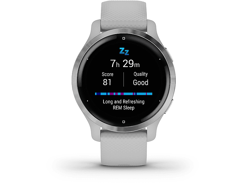 GARMIN VENU 2S GRAU/SILBER, Smartwatch, grau