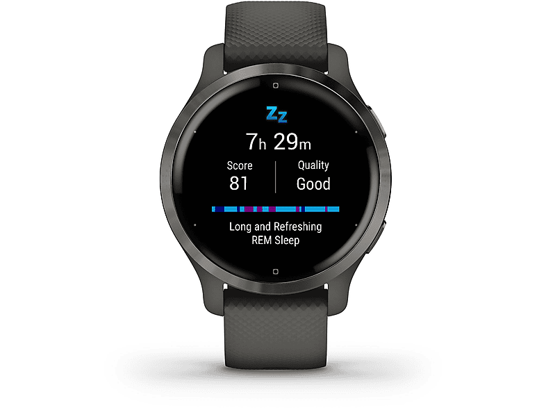 GARMIN VENU 2S GRAU/SCHIEFERGRAU, Smartwatch, anthrazit