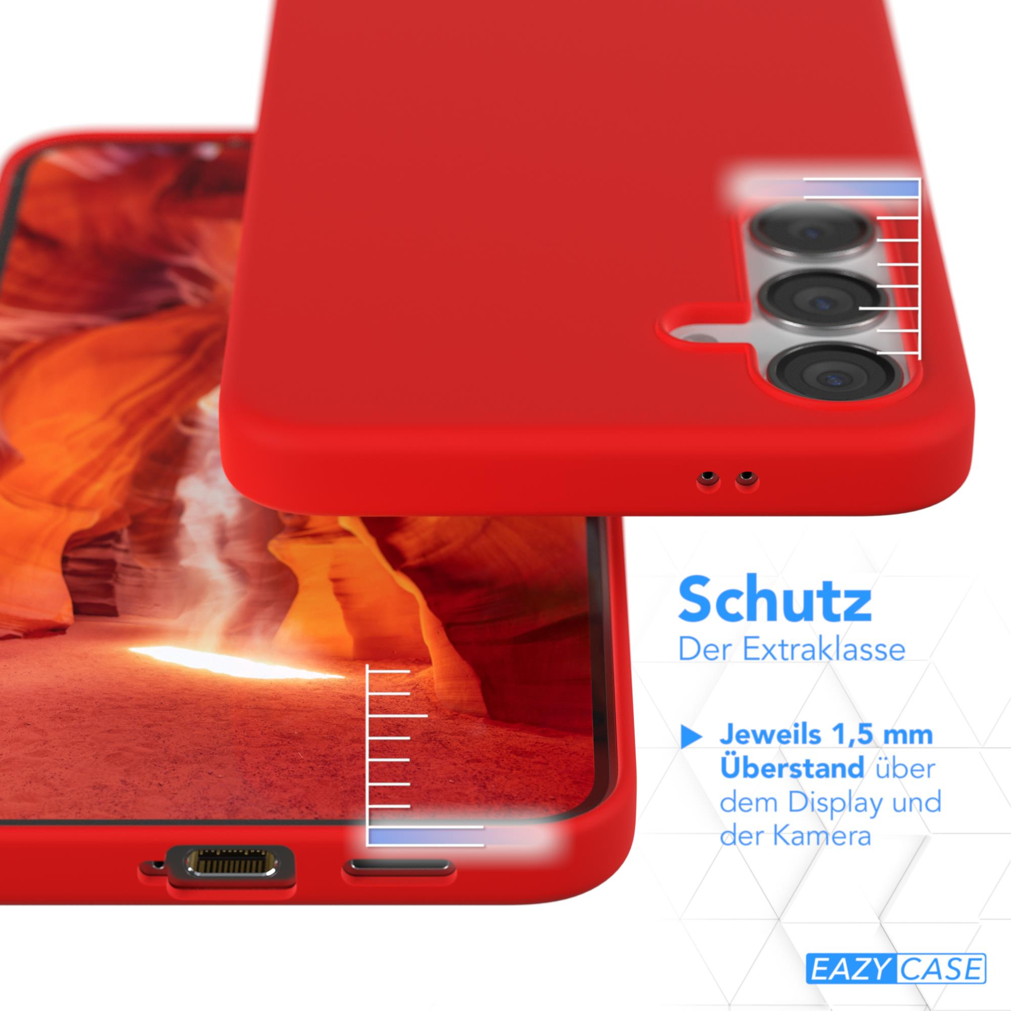 Rote Handyhülle. Text: Der Extraklasse. Hat 1,5 mm Überstand für Display und Kamera.