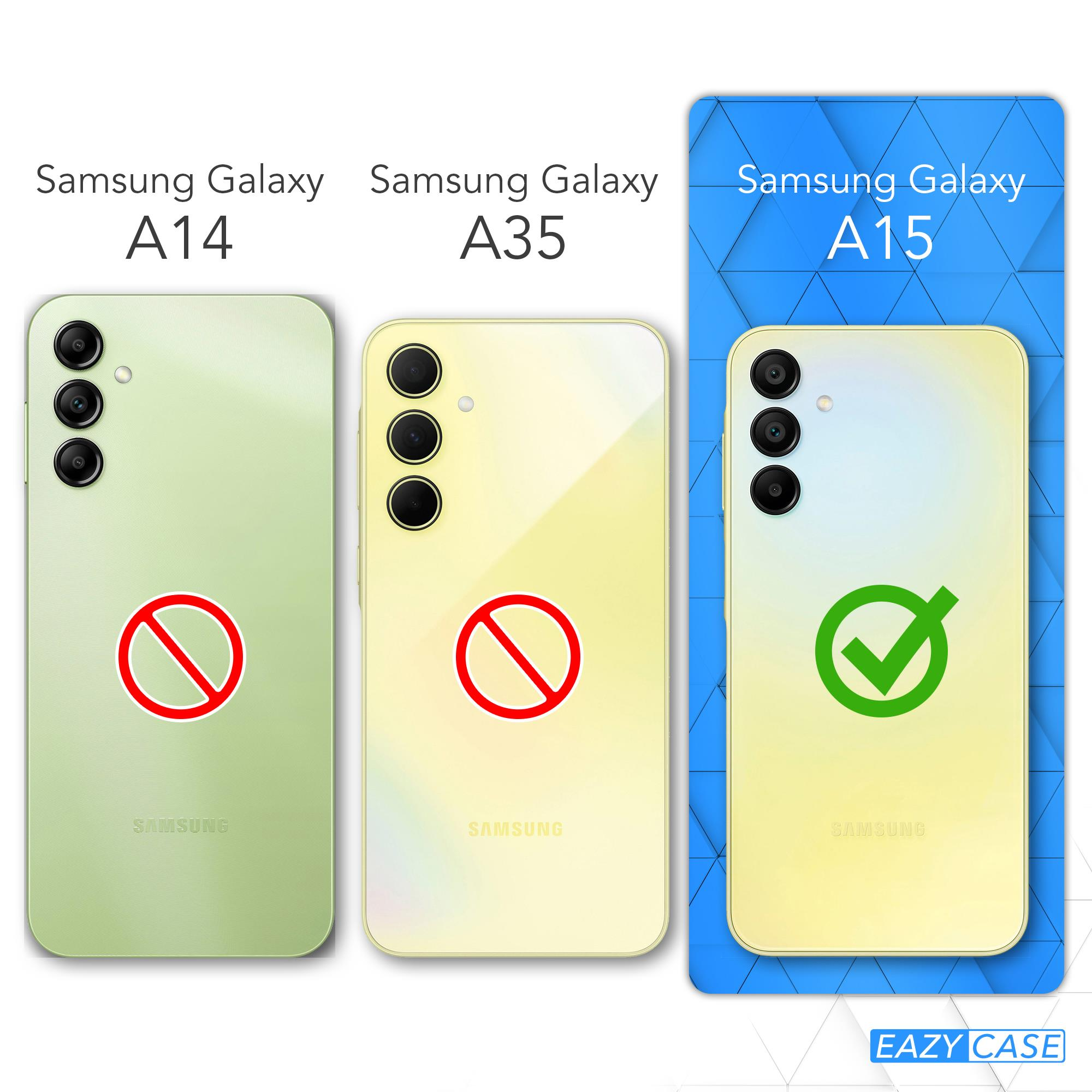 Handyhüllen für Samsung Galaxy A14, A35 und A15. A15-Hülle hat Haken.